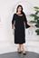 Picture of PLUS SIZE DRESS WITH SLIT SLEEVE